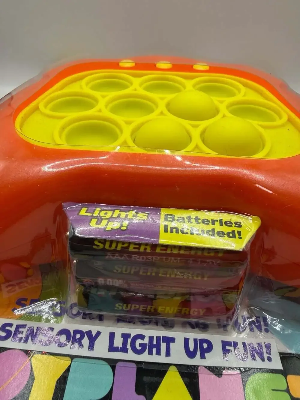 Toy Planet Pop-Pop Poppers Game Light-Up Fidget Toy